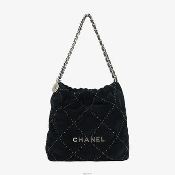 CHANEL AS3260 22 Small Suede Schwarz Innenchip 308KQ0N3 159715193 [P]