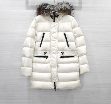 Moncler Fox Fur Hooded Padded Jacket 156925460 [P]