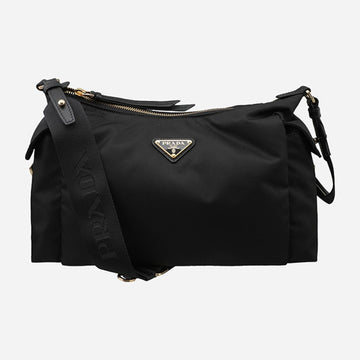 PRADA 6F エクスプローラー ラージ リナイロン ショルダーバッグ ブラック 1BC264 RDLN F0002 159720412 [P]