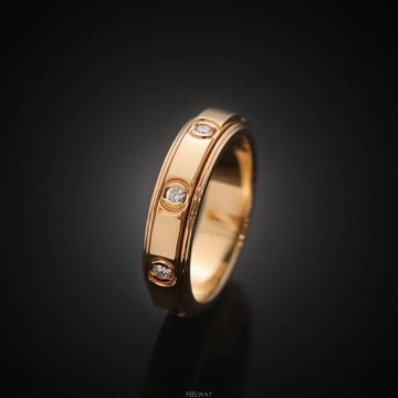 PIAGET 18k G34P2N49 Possession Ring 18K Roségold Diamant 8P Größe 49 7458661875 121526101 [P]