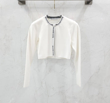 ALEXANDER WANG クロップストレッチニットカーディガン 4KC2213076 154780790 [P]