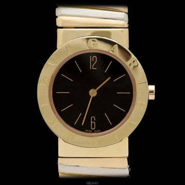 Bulgari Tubogas Gold Black 26MM 7300676276 84986991 [P]