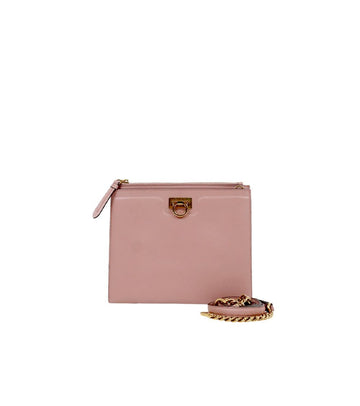 Salvatore Ferragamo Pink Gancini Crossbody Bag 65888 159750743 [P]