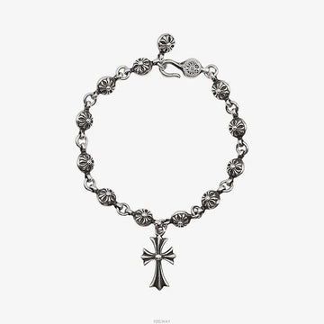 Chrome Hearts Cross Pendant Charm & Cross Ball Bracelet 0ZLQ27Y0 159751453 [P]