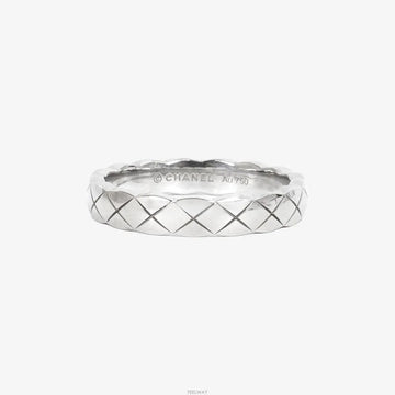 CHANEL Coco Crush Mini Ring in White Gold J11793 159751470 [P]