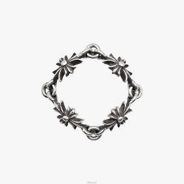 Chrome Hearts Tiny CH Ring Size 14 904VAL1K 159751517 [P]