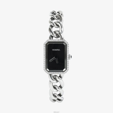 CHANEL H3252 Premiere Chain Uhr schwarz Stahl Diamant RVSNX8RF 159751553 [P]