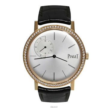 PIAGET 40mmアルティプラノ金ケースダイヤモンドベゼルレザーバンド40MM G0A36118 75684124 [P]