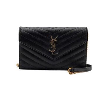 SAINT LAURENT モノグラム エンヴェロップ カサンドラ WOC クロスバッグ 695108 159753450 [P]