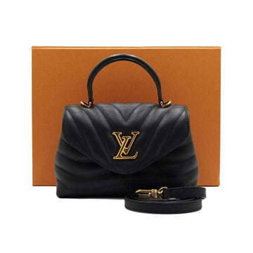 Louis Vuitton Black Leather New Wave Hold Me Tote Bag and Shoulder Bag M21720 159753474 [P]