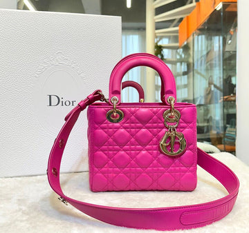 DIOR Christian Lady Bag in Hotpink M0532OCALF090112 148576817 [P]