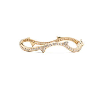 Dior 18K Yellow Gold Full Pave Diamond Boudoir Bracelet 165 Size aa66775 159760164 [P]