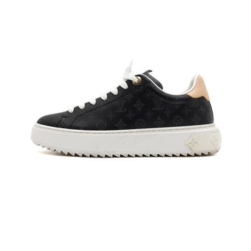 LOUIS VUITTON Schwarze Monogramm-Canvas Timeout Damen Sneaker aa67092 159817468 [P]