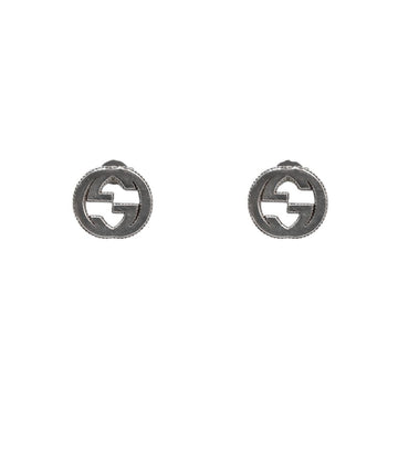 Gucci Interlocking G Silver Earrings 66839 159760255 [P]