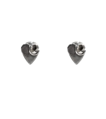 Gucci Heart G Silver Earrings 66194 159760358 [P]