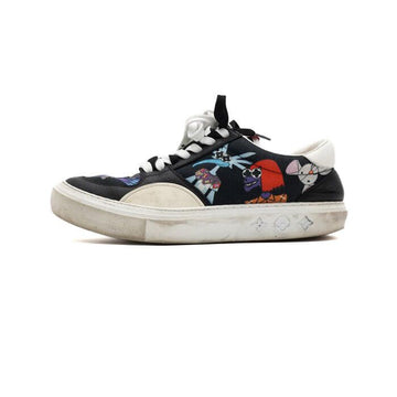 LOUIS VUITTON Virgil Abloh Limited Edition schwarze Leder Sneaker 1A8QBR 159760364 [P]