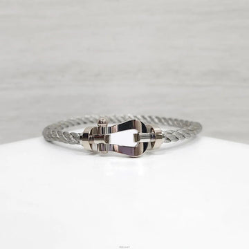 Fred 18k White Gold Bracelet Large 17, 18 159761045 [P]