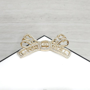 CHANEL クリスタルリボンブローチ 159761399 [P]