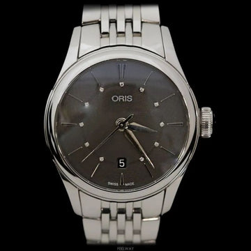 ORIS アトリエ デート ダイヤ 11P スチール 28MM 7738737961 147635404 [P]