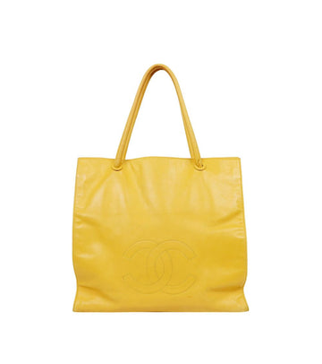 CHANEL Gelbe Leder Big CC Schultertasche 67508 159798835 [P]
