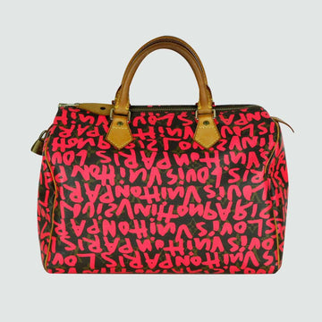 LOUIS VUITTON Graffiti Monogram Speedy Tote Bag 15174 159799150 [P]