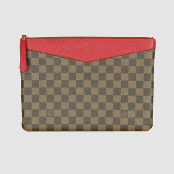 LOUIS VUITTON Damier Daily Pouch Clutch 15166 159799232 [P]