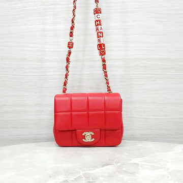 CHANEL Mini-Flap-Kettenbeutel mit Coco-Logo und Würfelform AS3744 159799378 [P]