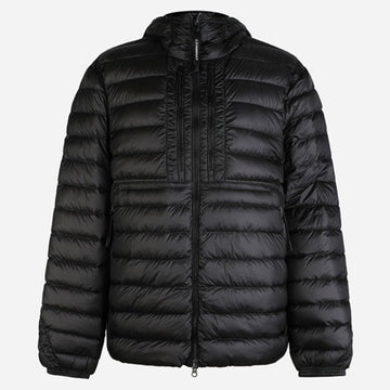 CP COMPANY 6F Didi Shell Kapuzen-Daunenjacke Schwarz 21CMOW021A 110416A 999 159844233 [P]