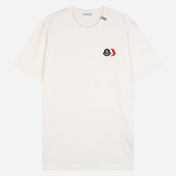 MONCLER Herren Logo Baumwoll T-Shirt Weiß 159850848 [P]