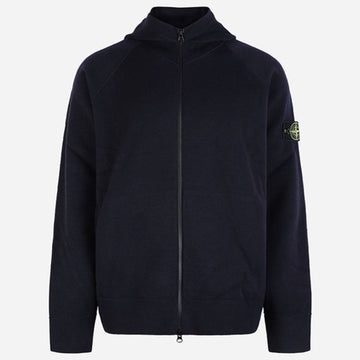 STONE ISLAND Wappen-Patch-Zip-Hoodie Navy 159852193 [P]