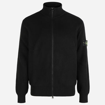 STONE ISLAND 6F Wappen Patch Sweatjacke Schwarz 5100126 S00D8 V0029 159851076 [P]