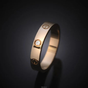 CARTIER 18K Loveband 18K Roségold Diamant 1P 58 3.5MM 7395963733 111306857 [P]