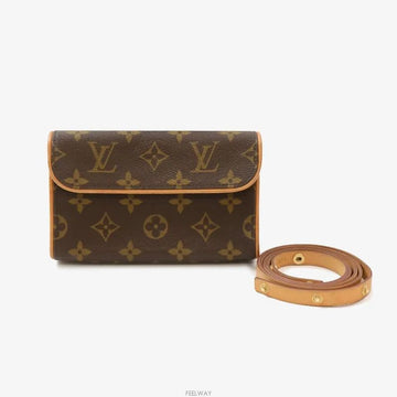 LOUIS VUITTON フロレンティン モノグラム ポーチ ヒップバッグ ベルトバッグ M51855 140184674 [P]