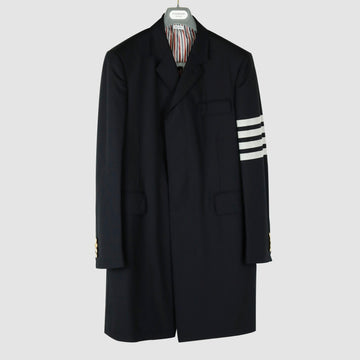 Thom Browne 4-Bar Wool High Armhole Over Coat MOC567A 15185 159871480 [P]