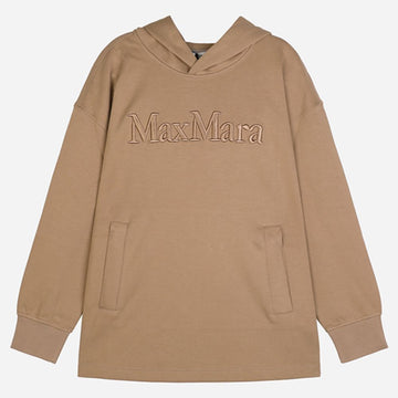 MaxMara 5F Viscera Hooded T-Shirt Camel 2529946011600 005 144685903 [P]