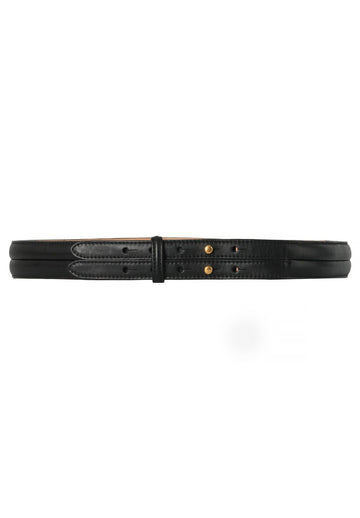 Dries Van Noten Split Leather Belt Black 242011403199900 Unisex 119248495 [P]