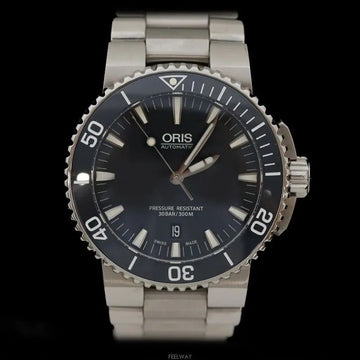 ORIS 01 733 7653 4155 エコース デイト スティール ブルーダイヤル 43MM 7735736951 147529863 [P]