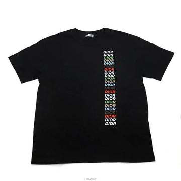 DIOR Multi-Logo T-Shirt Schwarz 413J696A0817 107691372 [P]