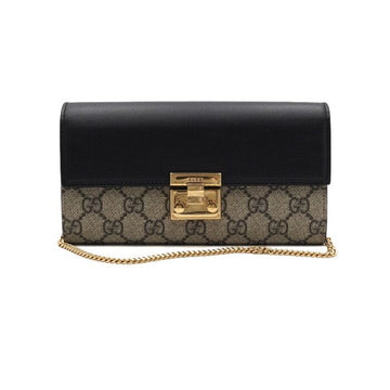 GUCCI Goldene Ketten-Langgeldbörse sowie Umhängetasche aa67250 159886734 [P]