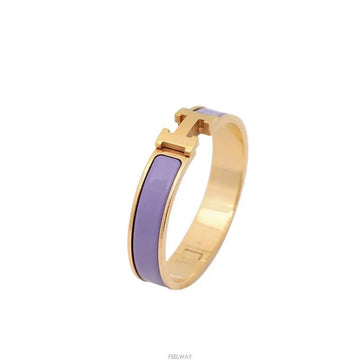 HERMES クリックアシュ PM ローズゴールド 金メッキ ラベンダー 7684638876 142027357 [P]