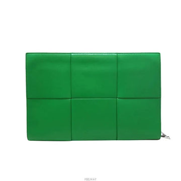 Bottega Veneta Arco Intrecciato Clutch Green 680169 88241112 [P]