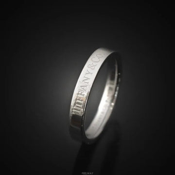 Tiffany & Co Band Ring Platinum Size 10 3MM 7717275256 145918366 [P]