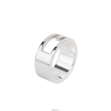 GUCCI G-Logo Silberring 10 Größe 8MM 7683152972 141878623 [P]
