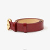 LOUIS VUITTON Monogram Gürtel rot mit goldenem Verschluss 80 M6980 157186901 [P]