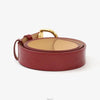 LOUIS VUITTON Monogram Gürtel rot mit goldenem Verschluss 80 M6980 157186901 [P]