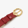 LOUIS VUITTON Monogram Gürtel rot mit goldenem Verschluss 80 M6980 157186901 [P]