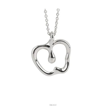 Tiffany & Co Apple Pendant Silver Necklace 7241834579 75679447 [P]