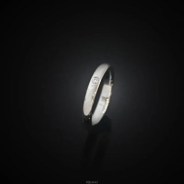 TIFFANY & CO Elsa Peretti Bandring Platin Diamant 1P Gr. 7 2,65MM 10784786 149399062 [P]