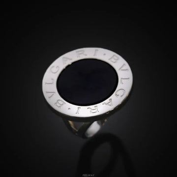 BULGARI Onyx L 18K Weißgoldring 8 7305908944 87932709 [P]