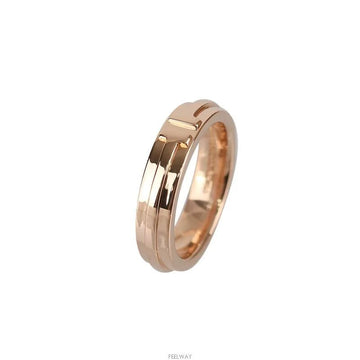 TIFFANY & CO T ネロウリング 18K ローズゴールド 9号 4.5MM 7245482828 75876075 [P]